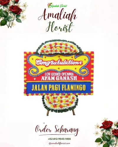 Bunga Papan Congratulation di Mustikajaya
